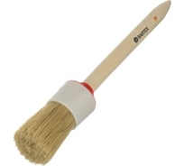 Круглая кисть BARTEX Евро d40 мм, №10, 51 мм, рукоятка дерево 134181