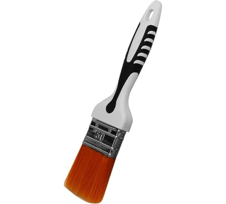 Кисть DECOR плоская black white декоративная 50x15 мм ультрамягкий синт. ворс 870-050 11613195