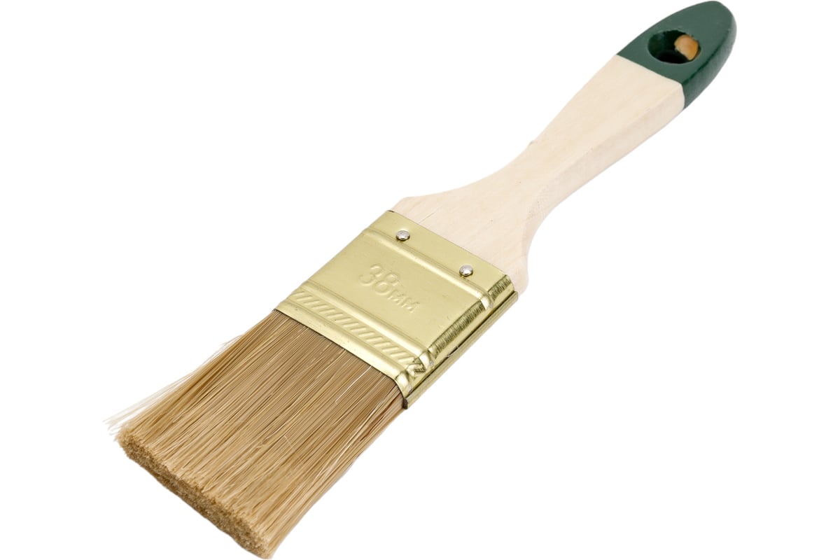Малярная плоская кисть VIRTUS Standard смешанная щетина, 38 мм ...