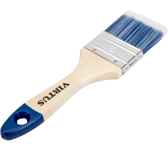 Малярная плоская кисть VIRTUS Standard искусственная щетина, 50 мм 001006050