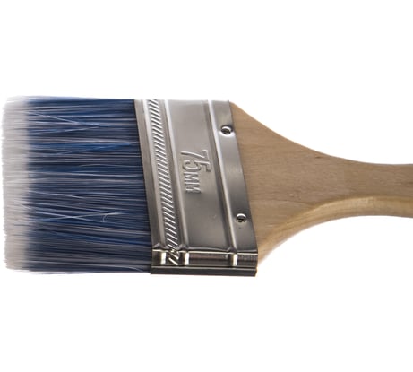 Малярная плоская кисть VIRTUS Standard искусственная щетина, 75 мм 001006075