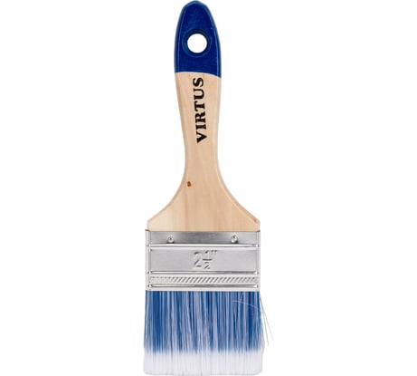 Малярная плоская кисть VIRTUS Standard искусственная щетина, 63 мм 001006063