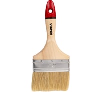 Малярная плоская кисть VIRTUS Master натуральная щетина, 100 мм 001007100