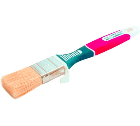 Флейцевая кисть COLOR EXPERT 30мм, толщина, 9мм, бежевая, ПБТ-кит, смешаная щетина, 3К ручка 81503102