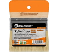 Малярная кисть для декоративных работ Rollingdog 100 мм, прямой срез, 70% синтетика/30% натуральная щетина 10696