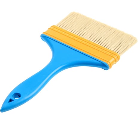 Плоская кисть ЛОМ промо, искусственная щетина, пластиковая рукоятка, 5", 125 мм 9845884