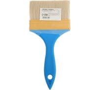 Плоская кисть ЛОМ промо, искусственная щетина, пластиковая рукоятка, 4, 100 мм 9845883
