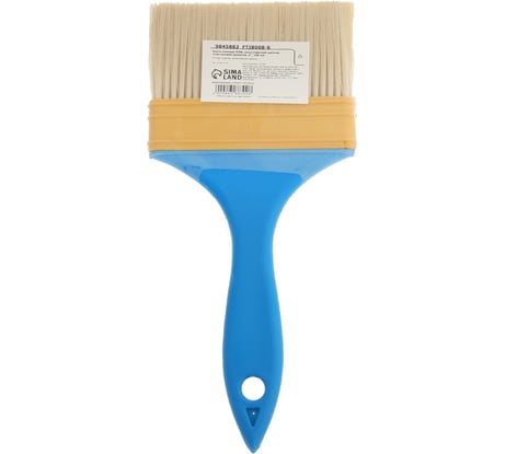 Плоская кисть ЛОМ промо, искусственная щетина, пластиковая рукоятка, 4, 100 мм 9845883