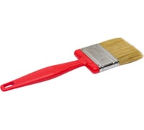 Плоская кисть Зубр БСГ-50 с быстросъемной головой натуральная щетина пластмассовая ручка 63 мм 4-01050-063