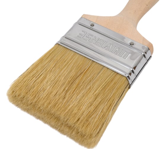 Кисть плоская GROSSMEISTER pro, натуральня щетина, 70 мм 001201070