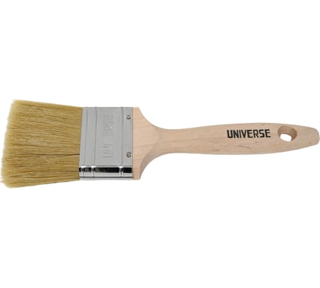 Кисть плоская GROSSMEISTER pro, натуральня щетина, 60 мм 001201060