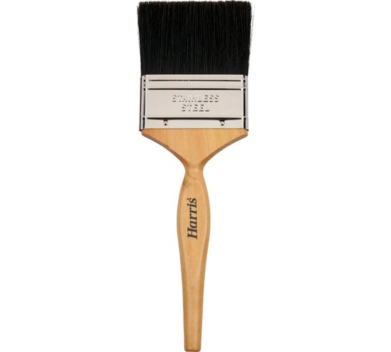Кисть HARRIS ESSENTIALS плоская с черной синтетической щетиной 75 мм 27030
