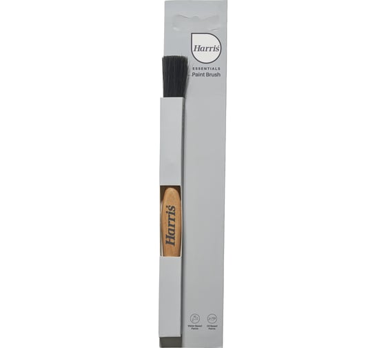 Кисть HARRIS ESSENTIALS плоская с черной синтетической щетиной 12 мм 27004