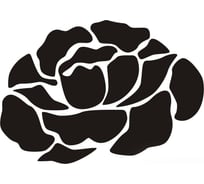 Виниловый трафарет STMDECOR Одинокая роза HW-120