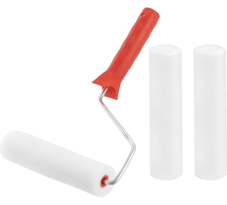 Набор КЭС валик поролоновый 180 мм в сборе, 16 мм, бюгель 6 мм + 2 шубки 10310008