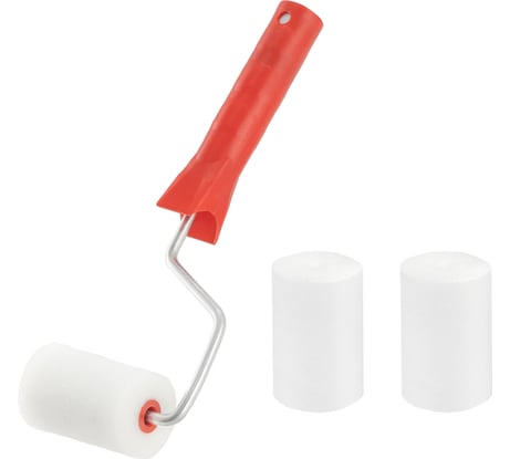 Набор КЭС валик поролоновый 65 мм в сборе, 16 мм, бюгель 6 мм + 2 шубки 10310005