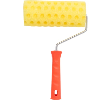 Валик для создания фактуры Горошек ZOLDER Master 180 мм, пенополиуретан, диаметр основы 30 мм, с ручкой 6 мм 336706 ЭК000137337