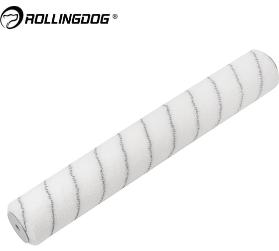 Малярный валик ROLLINGDOG большой NYPOLY 450 мм, полиэстер/полиамид, ворс 12 мм, диаметр 44 мм, 2 пластиковые заглушки в комплекте 00420