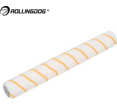 Малярный валик ROLLINGDOG большой Standard 450 мм, полиэстер, ворс 12 мм, диаметр 38 мм, 2 пластиковые заглушки в комплекте 00421