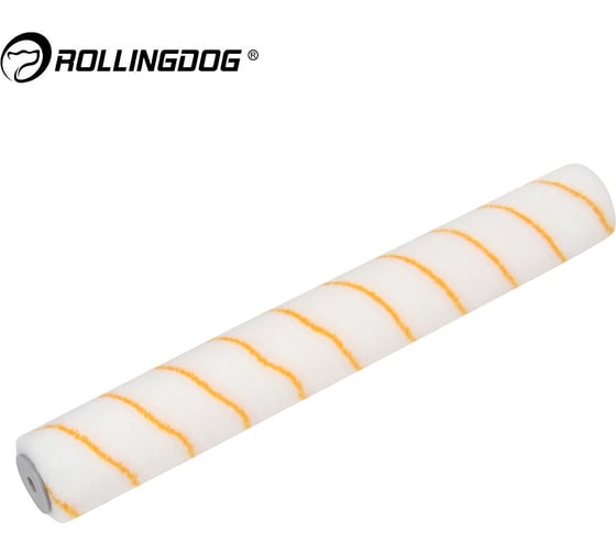 Малярный валик ROLLINGDOG большой Standard 450 мм, полиэстер, ворс 12 мм, диаметр 38 мм, 2 пластиковые заглушки в комплекте 00421