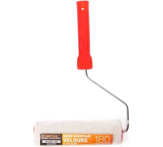 Валик STARTUL VELOURS 38-180мм с ручкой 6мм MASTER ST0202-18R