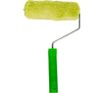 Валик в сборе ON зеленый мех, полиакрил, ворс 16 мм, 180х40 мм, бюгель 6 мм 02-02-001