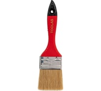 Кисть флейцевая с деревянной ручкой TOOLAS 50мм (2,0") 00004443