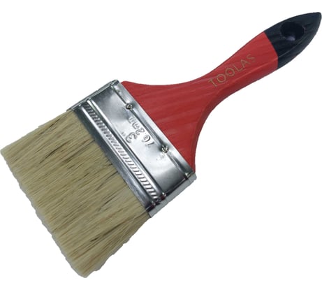 Кисть флейцевая с деревянной ручкой TOOLAS 75мм (3") 00004448
