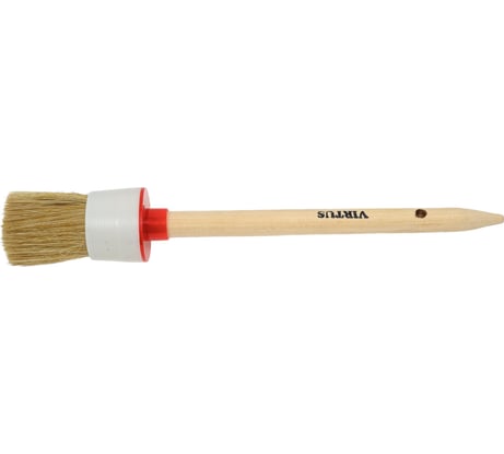 Малярная кисть VIRTUS круглая Standard, №8 35 мм 001020008