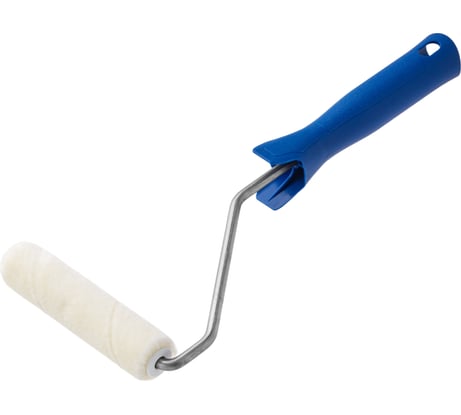 Валик для лаков Акор, ролик-мини 110 мм, велюр и шерсть 4 мм, кронштейн 6 мм, Мастер 501 30 110