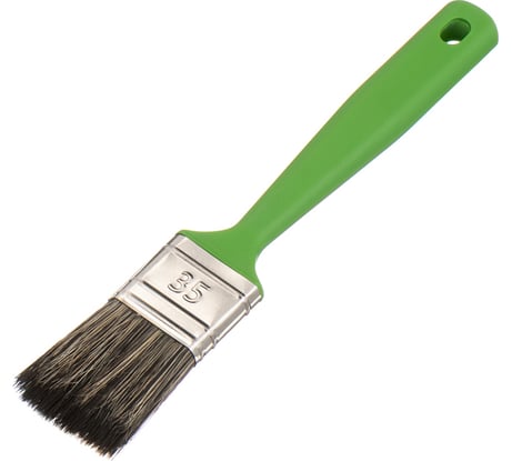 Флейцевая кисть для работ по дереву смешанная щетина С1 35х12мм Мелодия цвета 67035