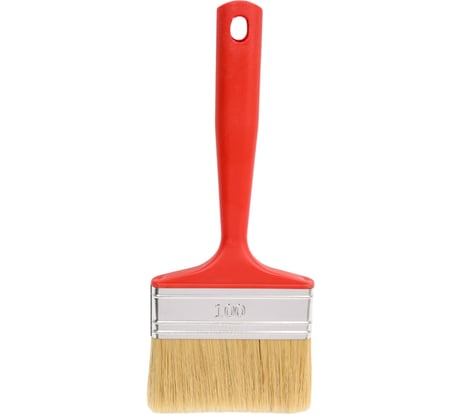 Флейцевая кисть для дисперсионных, латексных, фасадных красок смешанная щетина Н1 100х14мм Мелодия цвета 61100