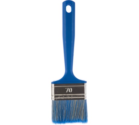 Флейцевая кисть для красок и лаков на водной основе смешанная щетина В1 70х14мм Мелодия цвета 77070