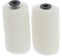 Ролик мини для валика поролон для лаков, клеев, водных красок 70 мм 2шт Мелодия цвета 400-0070