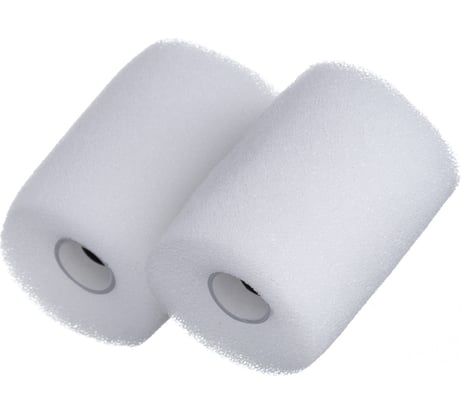 Ролик мини для валика поролон для лаков, клеев, водных красок 50 мм 2шт Мелодия цвета  400-0055