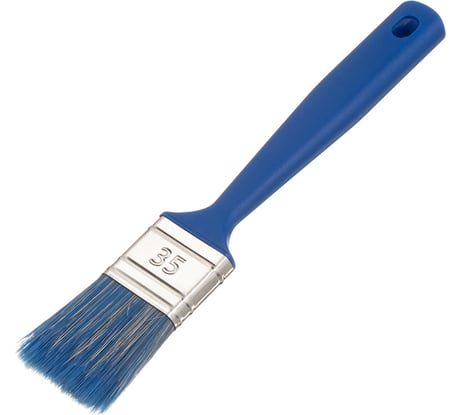 Флейцевая кисть для красок и лаков на водной основе смешанная щетина В1 35х12мм Мелодия цвета 77035