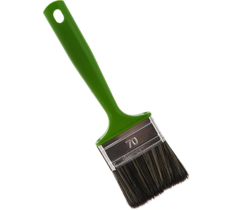 Флейцевая кисть для работ по дереву смешанная щетина С1 70х14мм Мелодия цвета 67070