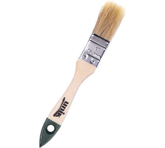 Плоская кисть UNIK NATURA 1", натуральная щетина 9301-100-1WN