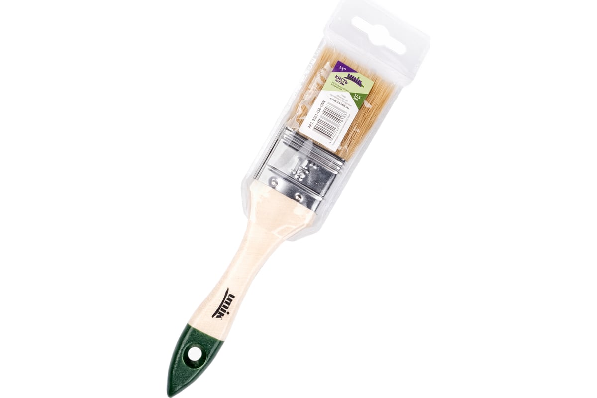 Плоская кисть UNIK NATURA 1,5", натуральная щетина 9301-150-1WN ...