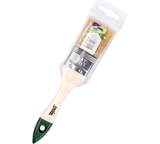 Плоская кисть UNIK NATURA 1,5", натуральная щетина 9301-150-1WN 1