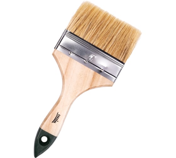 Плоская кисть UNIK NATURA 4", натуральная щетина 9301-400-1WN