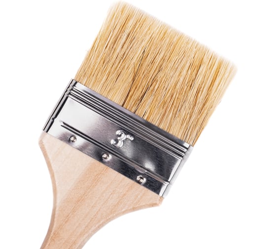 Плоская кисть UNIK NATURA 3", натуральная щетина 9301-300-1WN