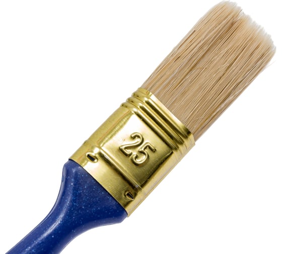 Плоская кисть HARDY серия 31, натуральная светлая щетина, 1” 0200-314410