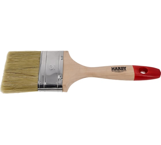 Плоская кисть HARDY серия 36, натуральная щетина, ТОП 90%, 75х19мм 0200-366030
