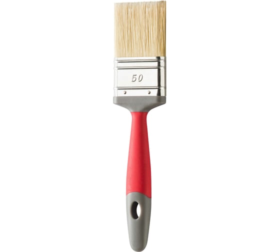 Плоская кисть HARDY серия 91, 2K, 50х16мм, красная 0200-915050
