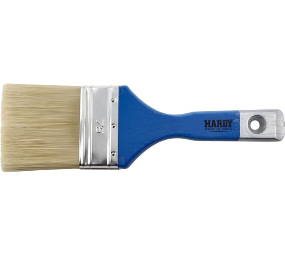 Плоская кисть HARDY серия 43, щетина из полиэстера, 75х18мм, синяя 0204-437130 1