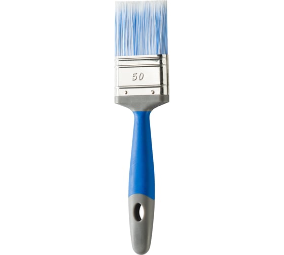 Плоская кисть HARDY серия 90, ручка 2K, 50х16мм, синяя 0204-905050