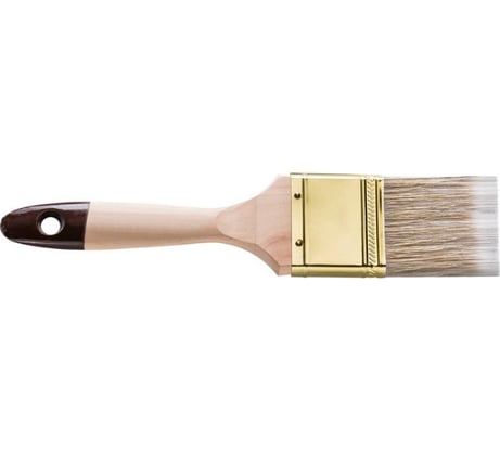 Плоская кисть HARDY серия 45, смешанная щетина, 35х14мм, коричневая 0205-455715