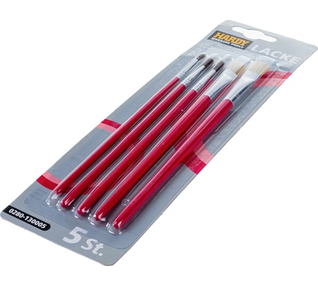 Набор малярных кистей HARDY 5 шт. 0280-130005