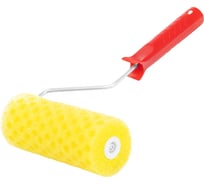 Структурный валик MTX поролоновый, с ручкой, горошек, 180 мм, D 80 мм, D ручки 6 мм 80215